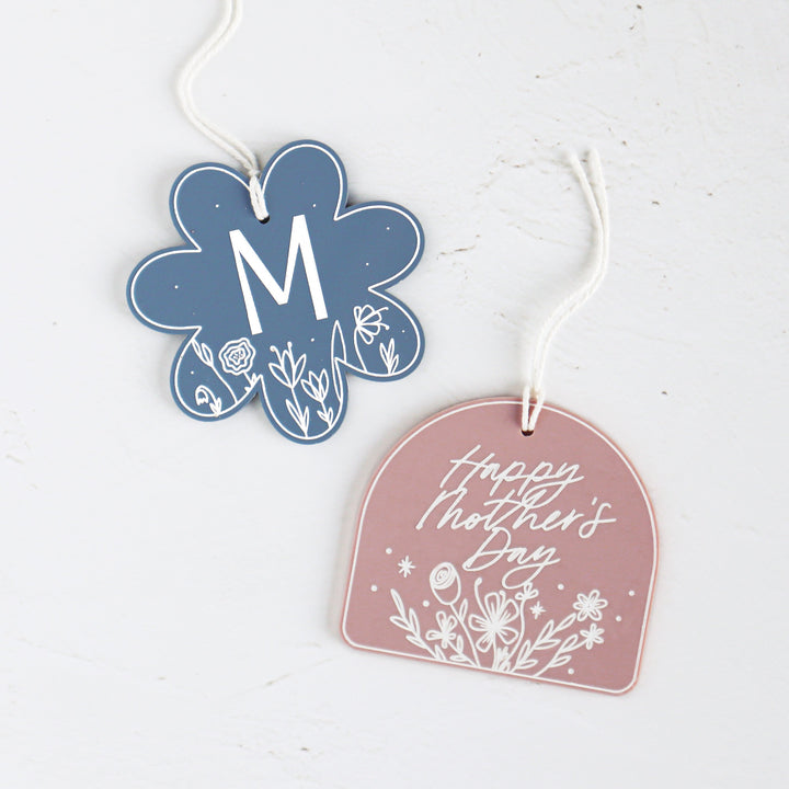 Monogram Daisy Gift Tag by The Cotton & Canvas Co.