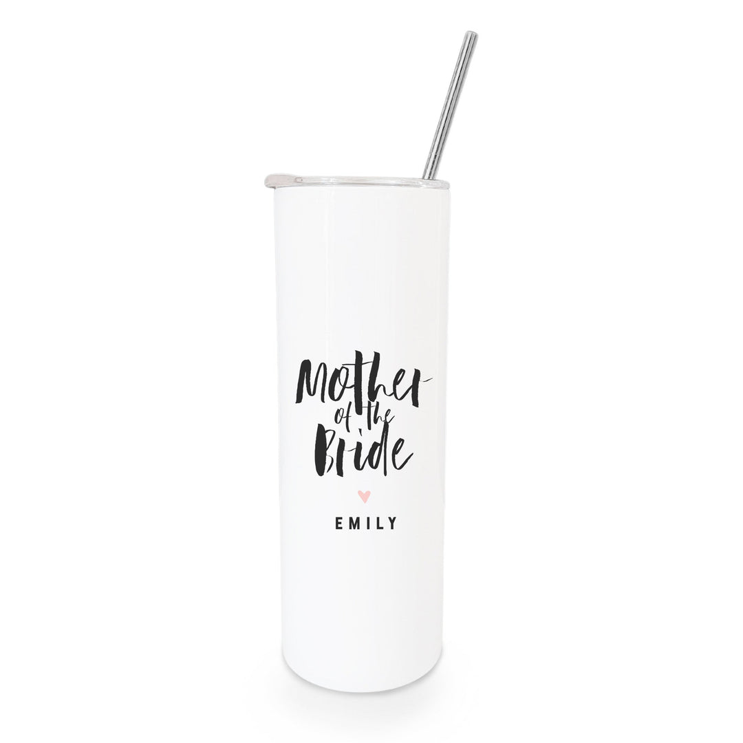 Mother of the Bride Personalized Wedding Tumbler by The Cotton & Canvas Co.
