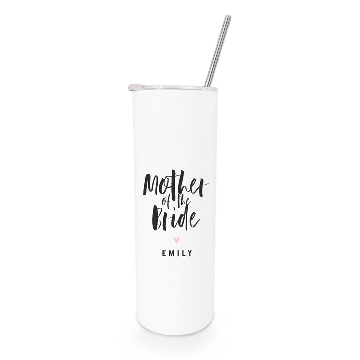 Mother of the Bride Personalized Wedding Tumbler by The Cotton & Canvas Co.