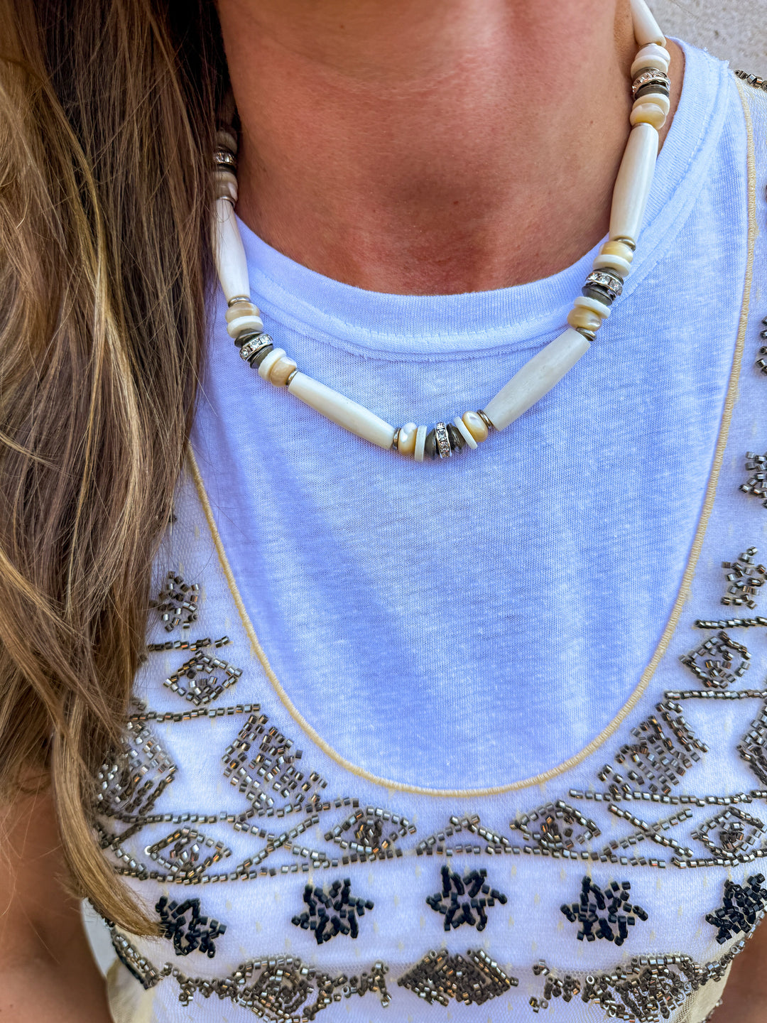 Classic Bar Necklace | Golden Hour