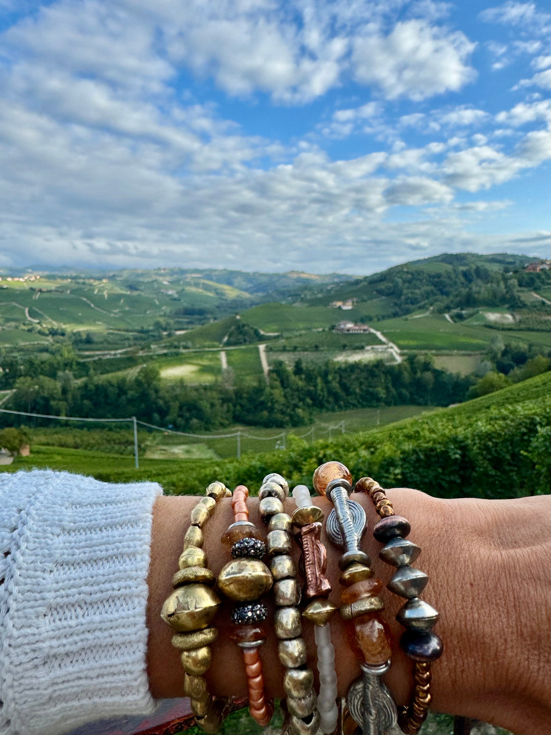 Metal Single Stack Bracelet | Gold