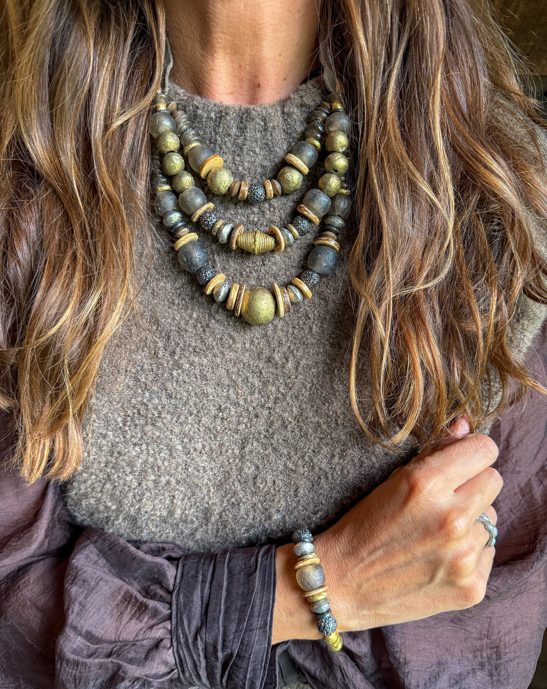 Layered Classic Necklace | Pavé