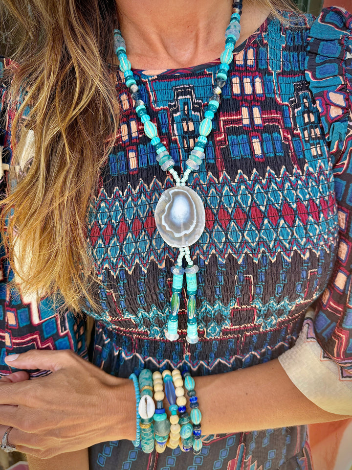 Lariat Necklace | Mixed Seabreeze