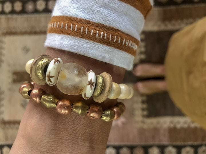 Metal Single Stack Bracelet | Silver