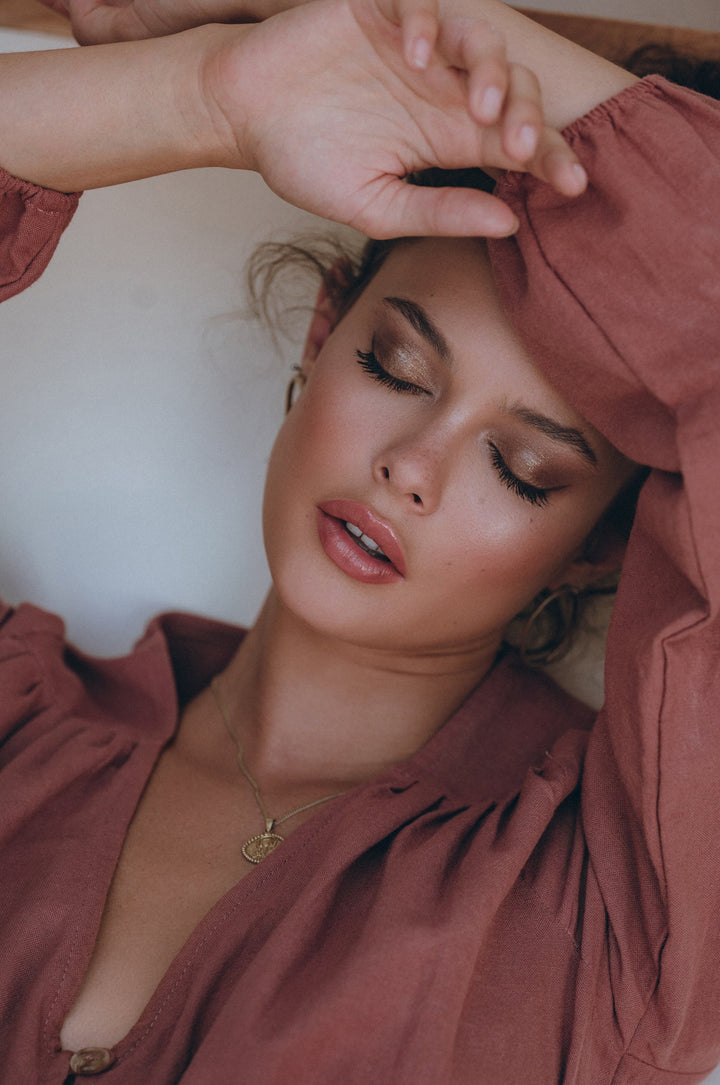 Positano Linen Mini Dress by Bali Lane