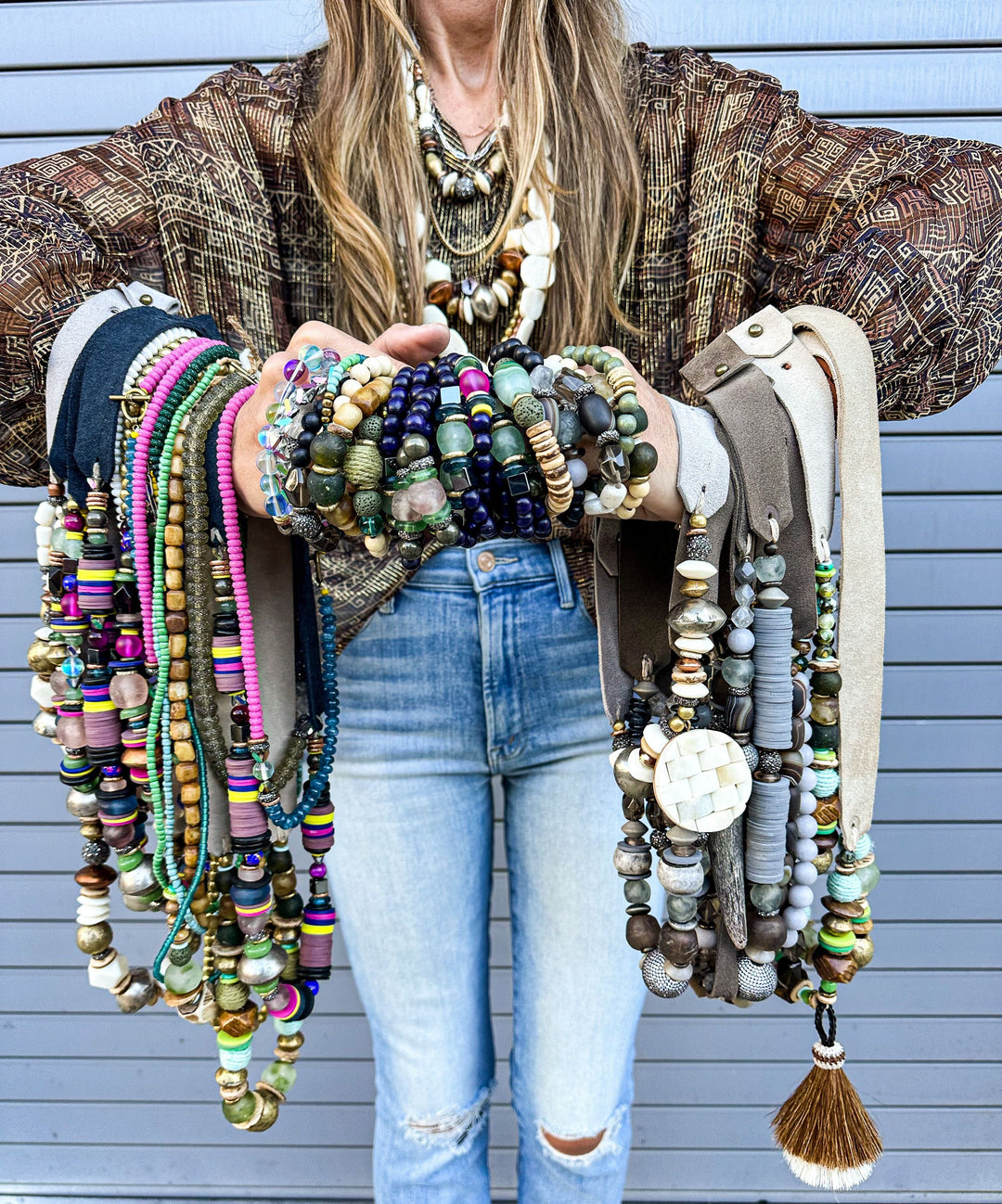 Metal Single Stack Bracelet | Golden Hour