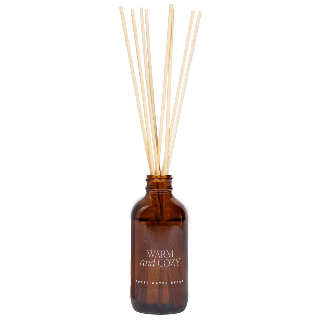 Warm and Cozy Amber Reed Diffuser by Sweet Water Decor