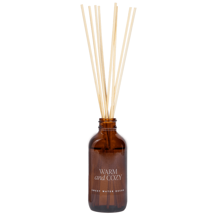 Warm and Cozy Amber Reed Diffuser by Sweet Water Decor