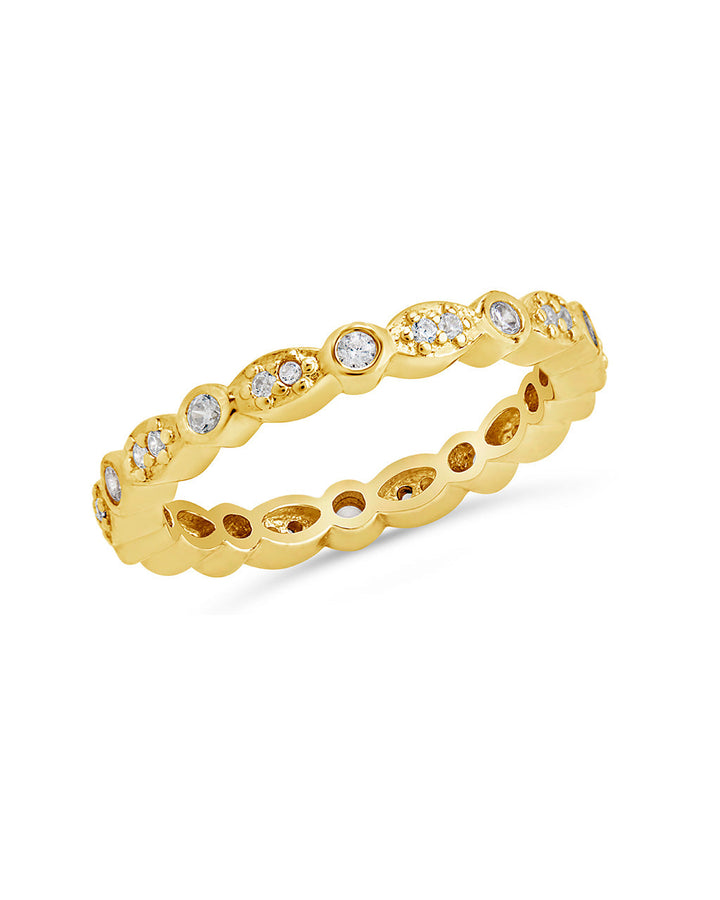 CZ Bezel Band Ring