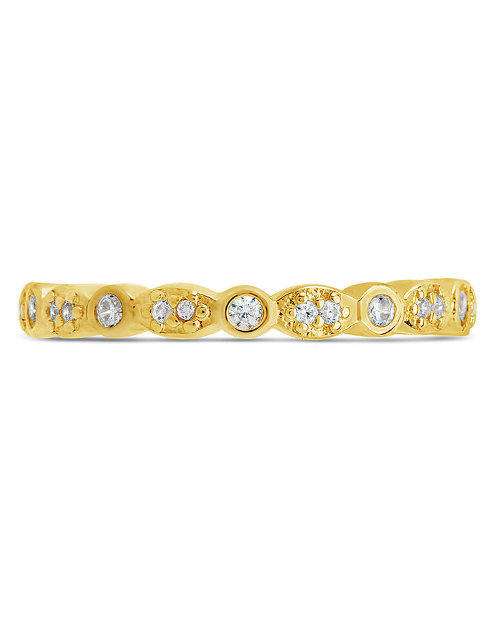 CZ Bezel Band Ring