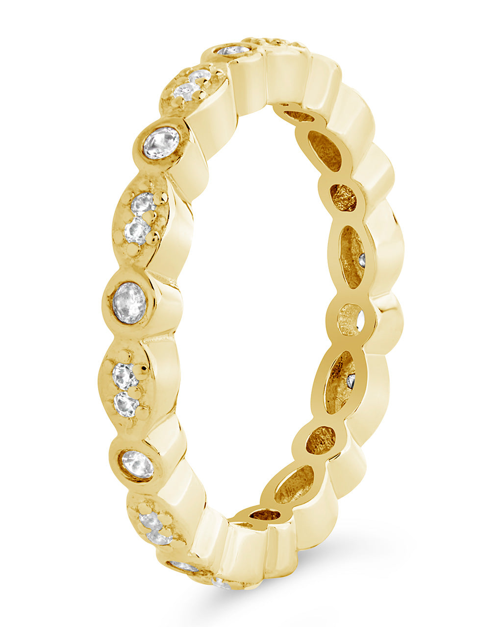 CZ Bezel Band Ring