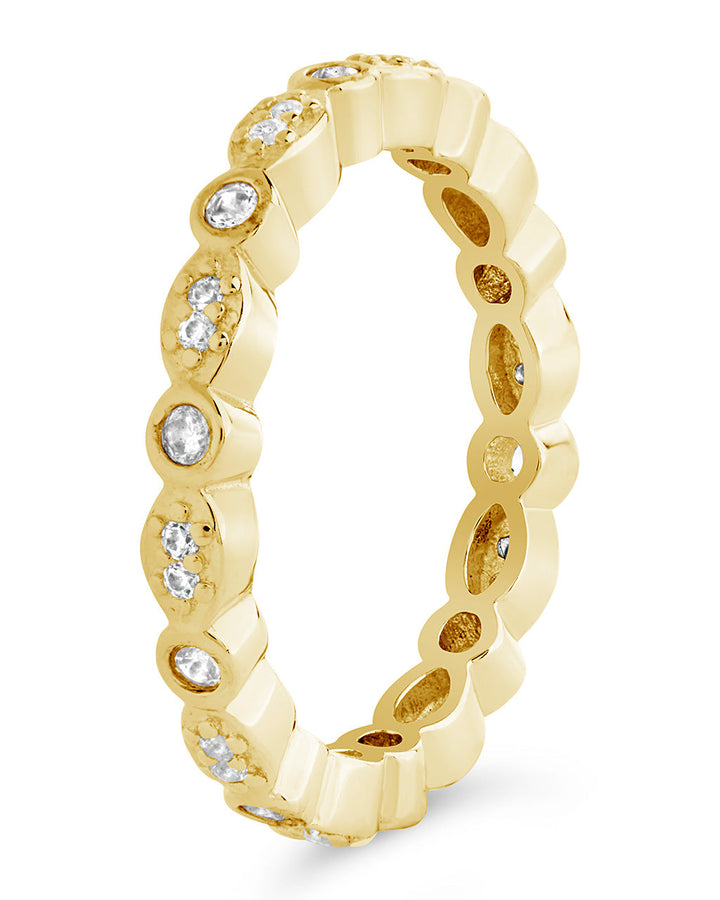CZ Bezel Band Ring