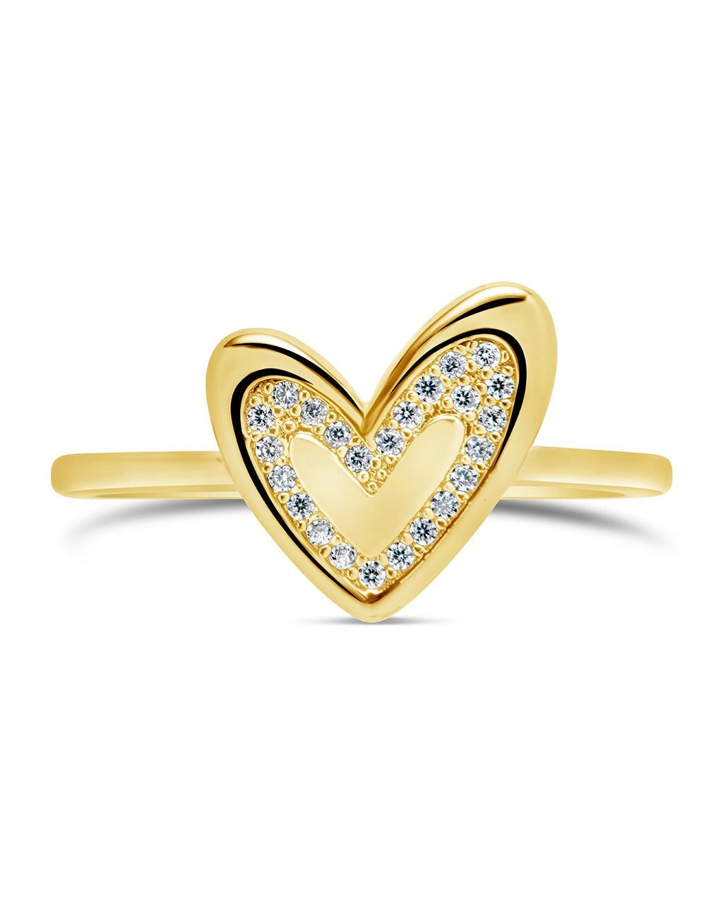 Mabel CZ Heart Ring