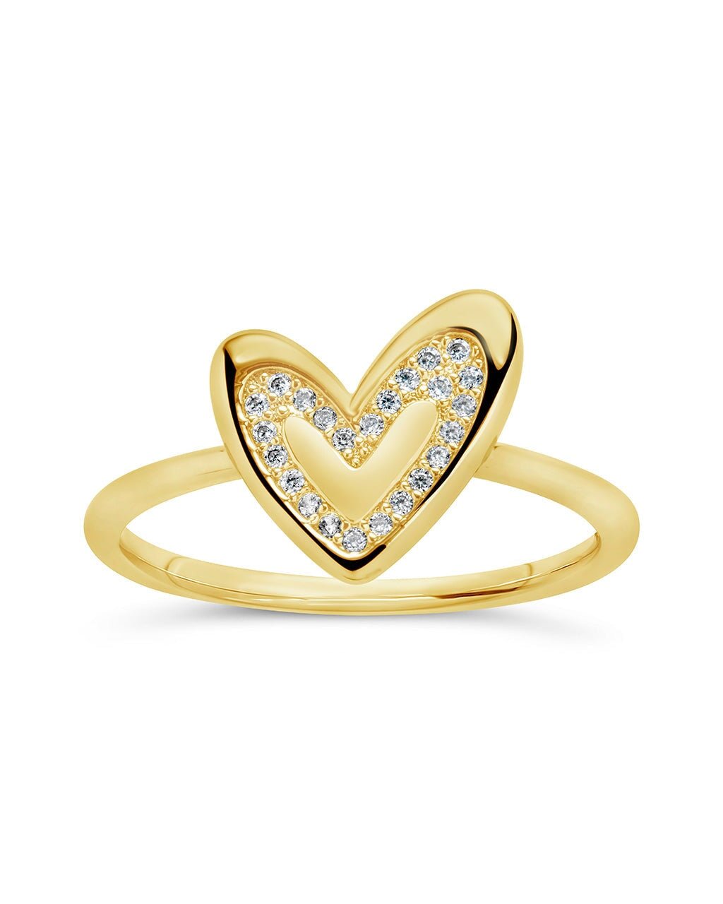 Mabel CZ Heart Ring
