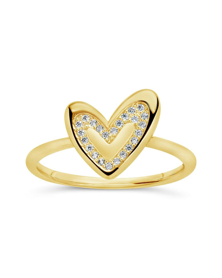 Mabel CZ Heart Ring