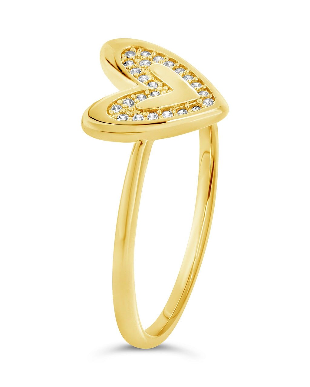 Mabel CZ Heart Ring