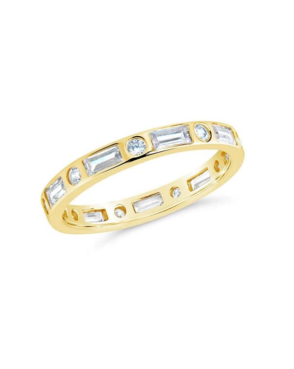 Ethel CZ Band Ring