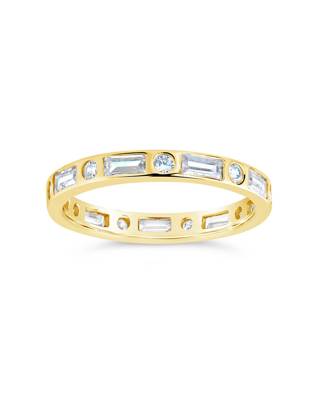 Ethel CZ Band Ring
