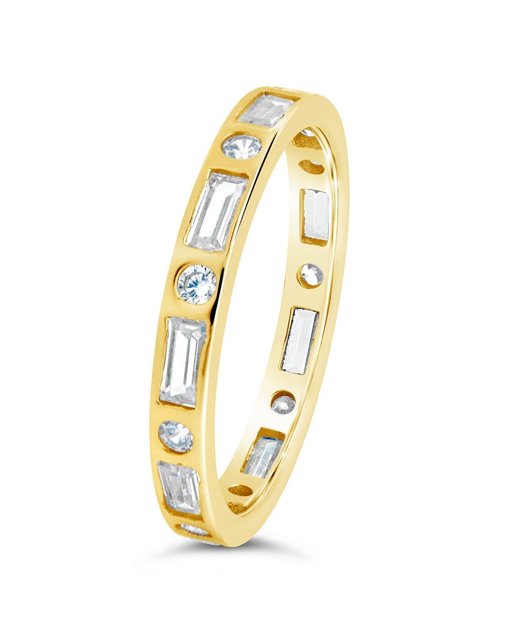 Ethel CZ Band Ring