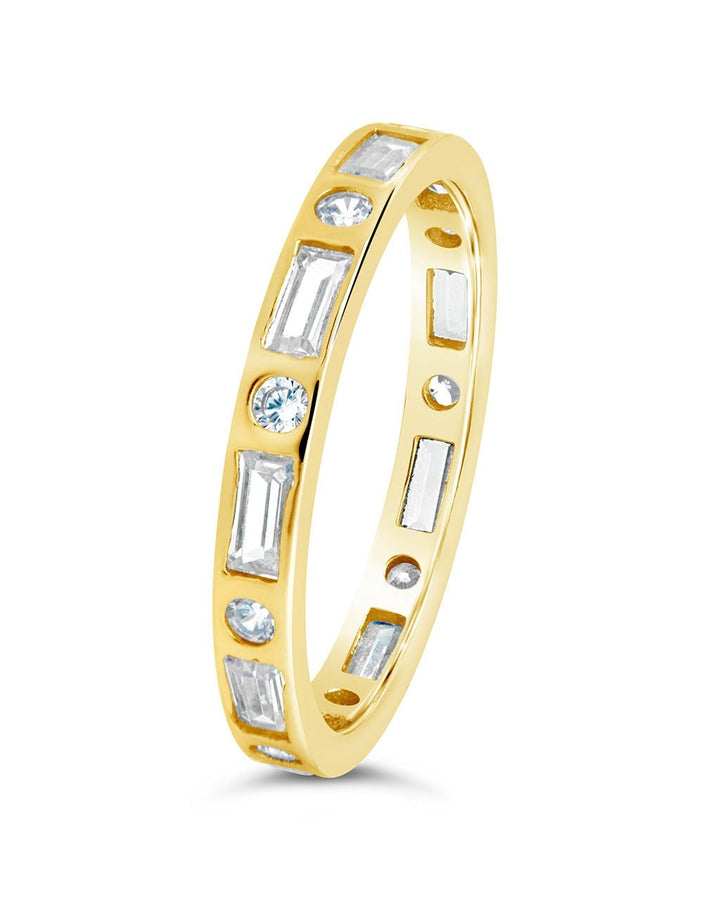 Ethel CZ Band Ring