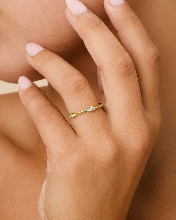Lydia CZ Bubble Ring