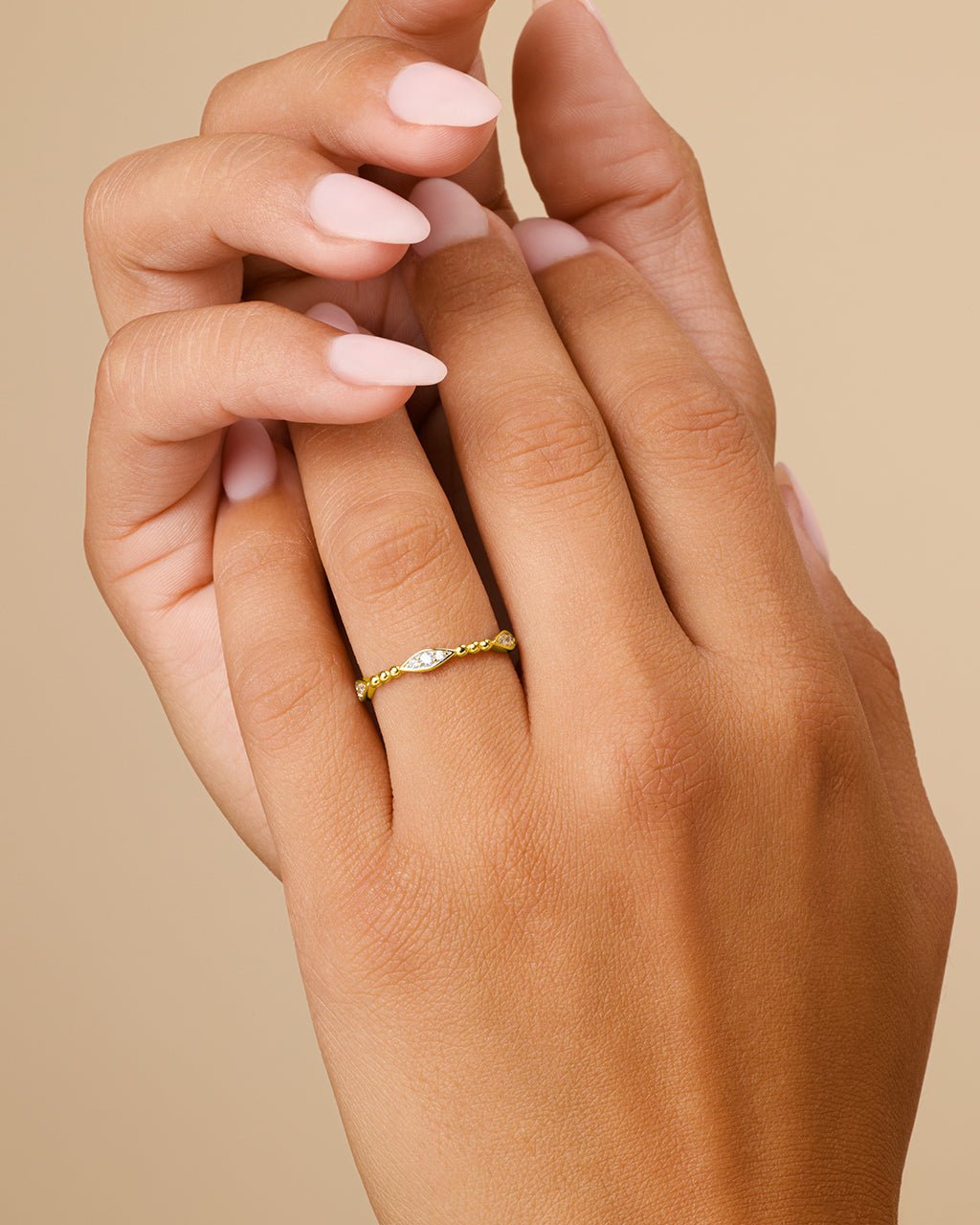 Lydia CZ Bubble Ring