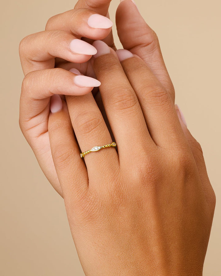 Lydia CZ Bubble Ring