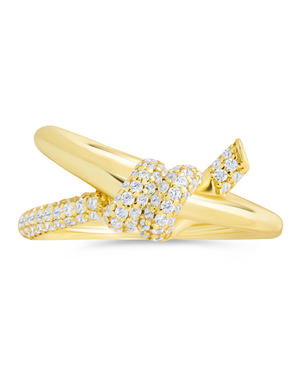 Irene CZ Twisted Ring