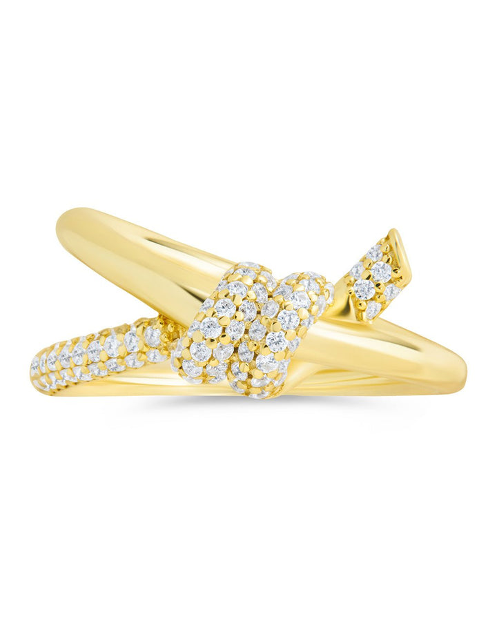 Irene CZ Twisted Ring
