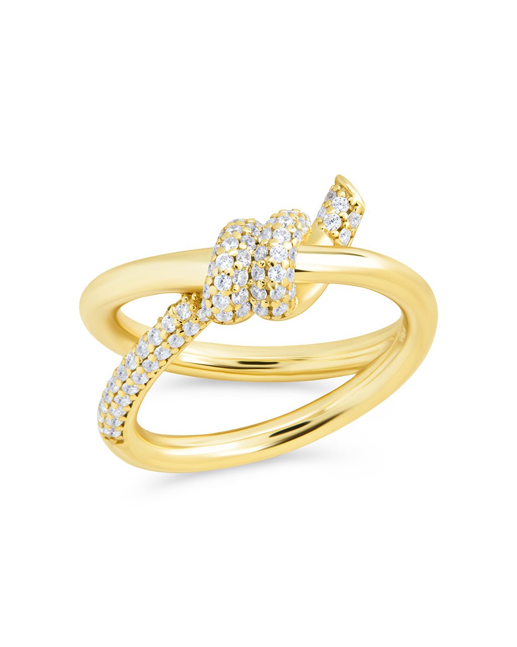 Irene CZ Twisted Ring