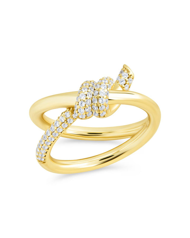 Irene CZ Twisted Ring