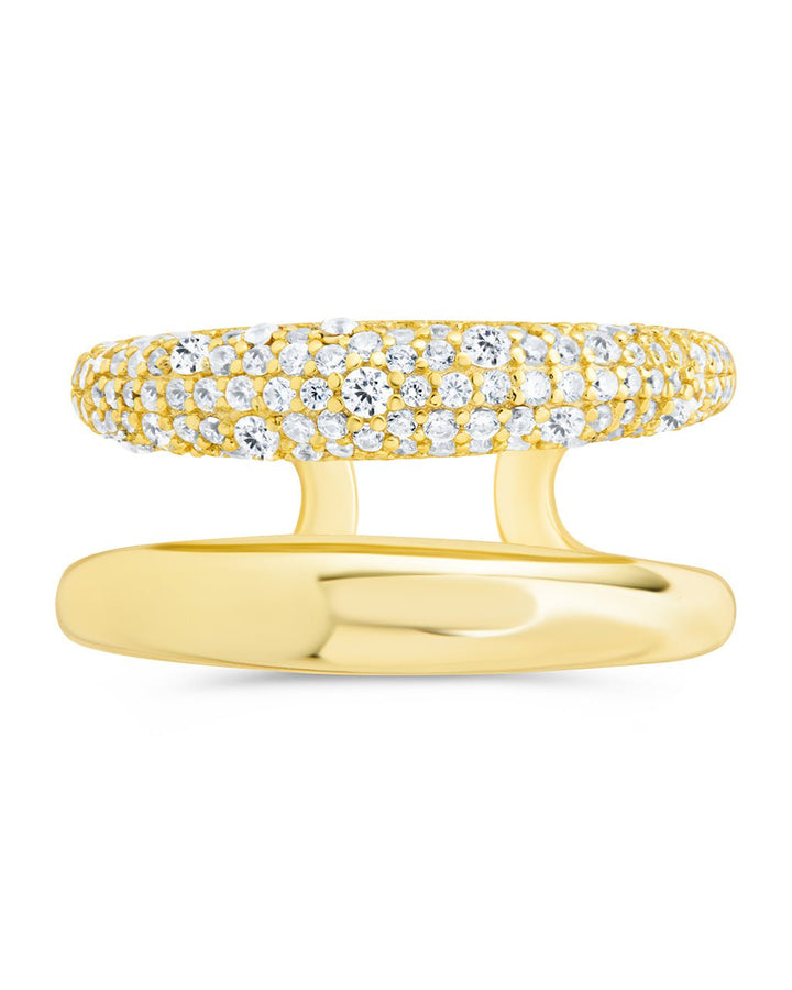 Maisey CZ Studded Open Ring