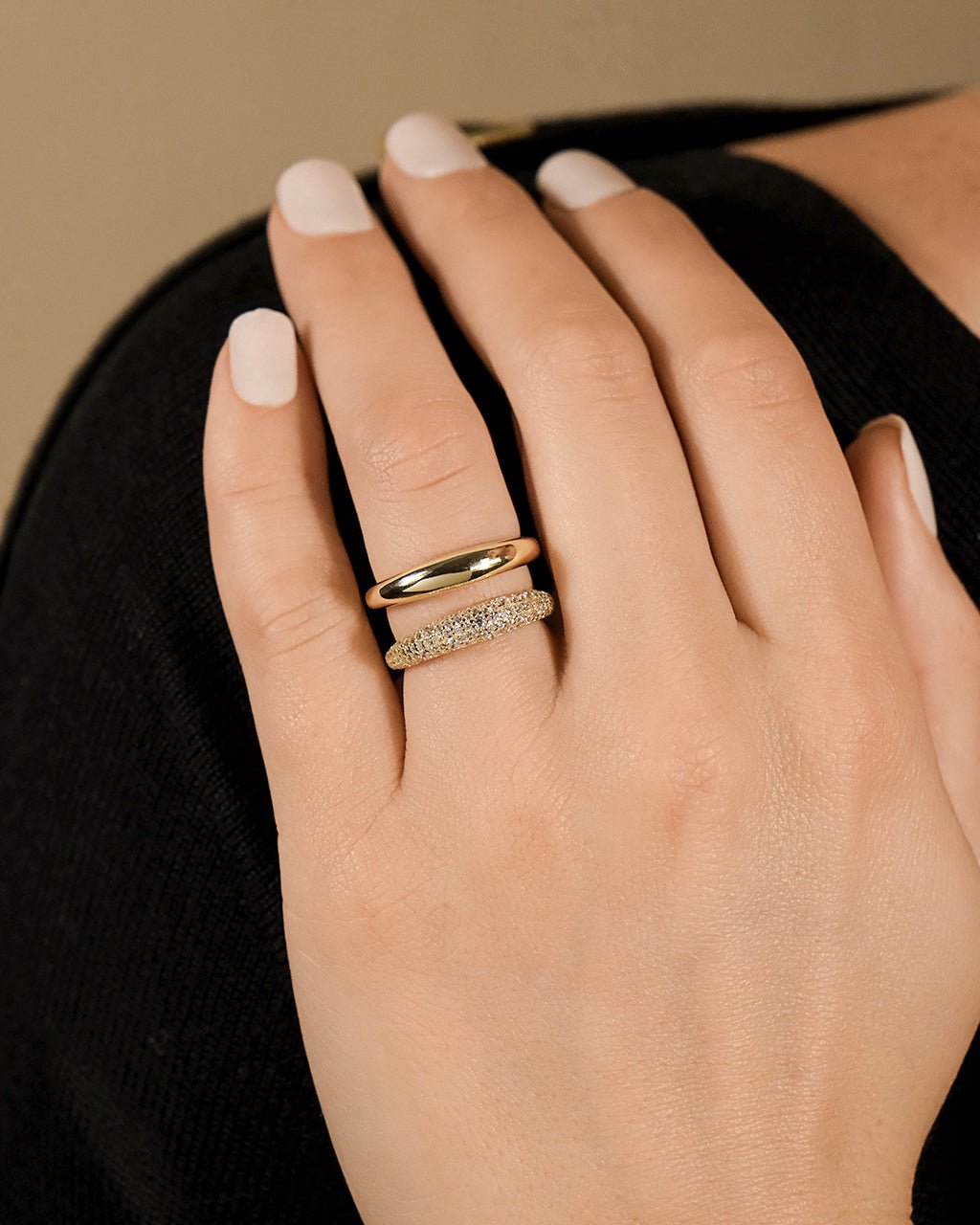 Maisey CZ Studded Open Ring