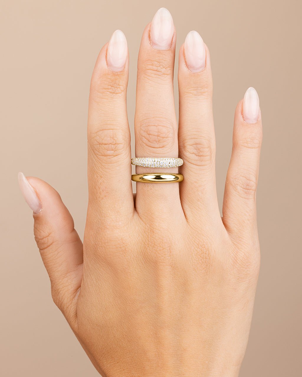 Maisey CZ Studded Open Ring