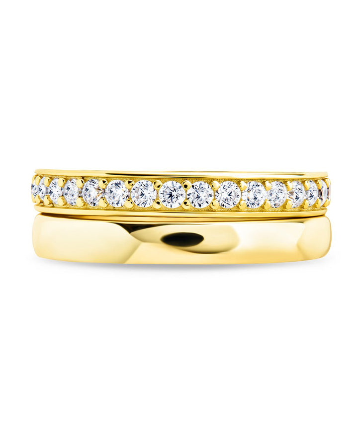 Jackie CZ Stacking Ring Set of 2