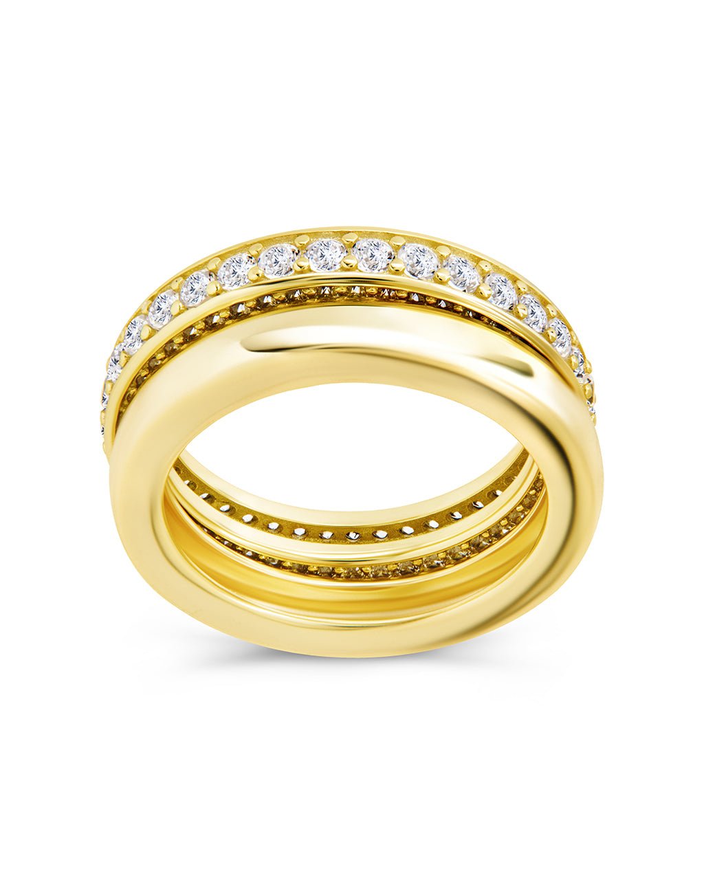 Jackie CZ Stacking Ring Set of 2