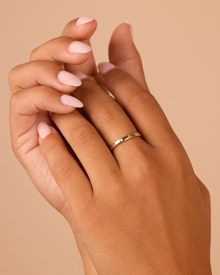 Mindy CZ Studded Ring