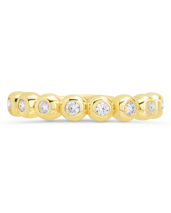 Trisha CZ Bezel Ring