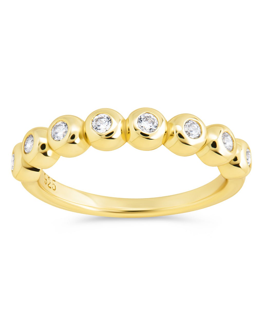 Trisha CZ Bezel Ring