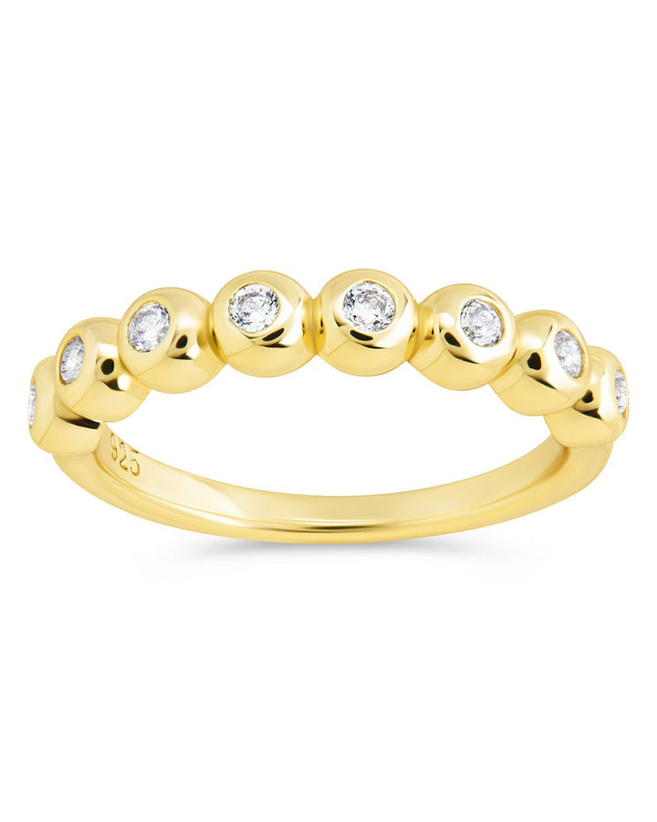 Trisha CZ Bezel Ring