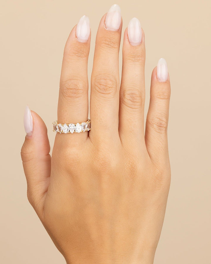 Janis CZ Eternity Band Ring
