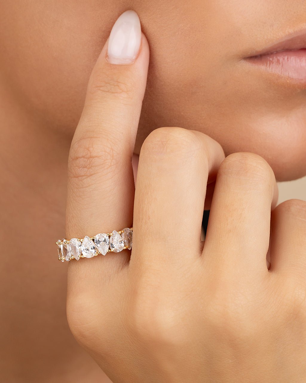 Janis CZ Eternity Band Ring