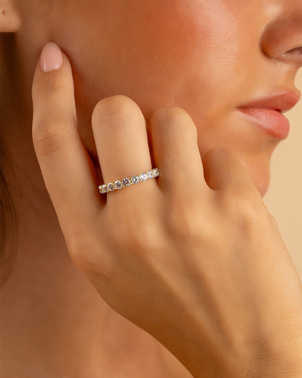 Gracie CZ Eternity Ring