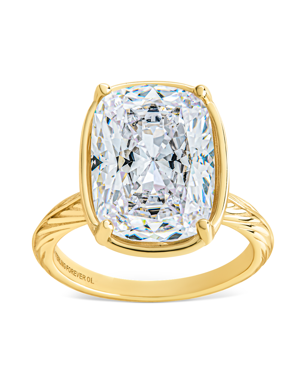 Elongated Cushion Cocktail Ring 4ct & 8ct