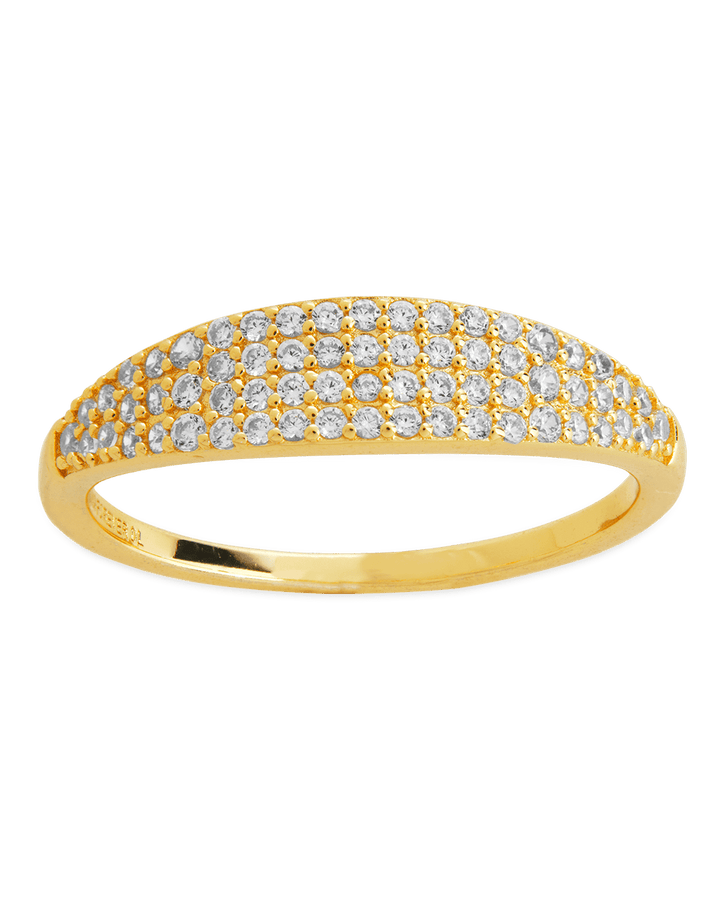 Pave Signet Ring