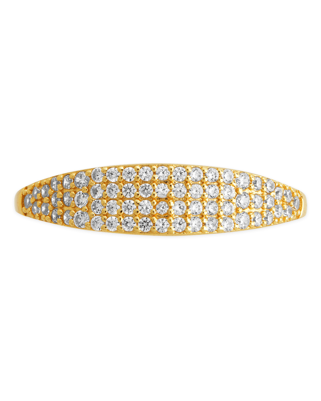 Pave Signet Ring