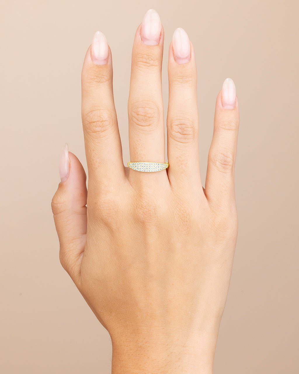 Pave Signet Ring