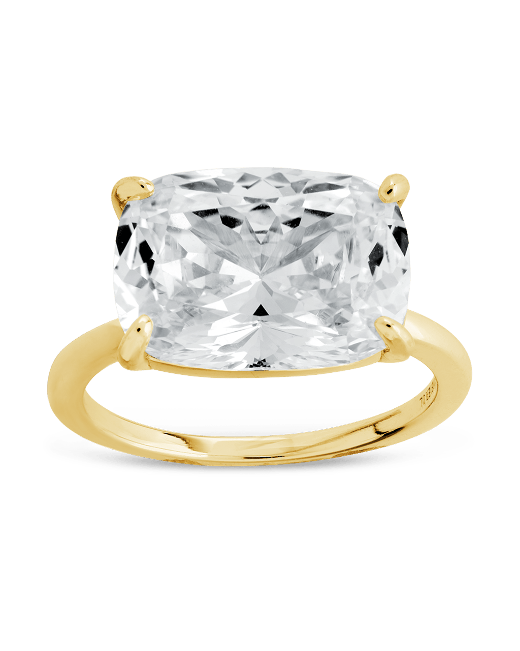 Cushion East-West Ring