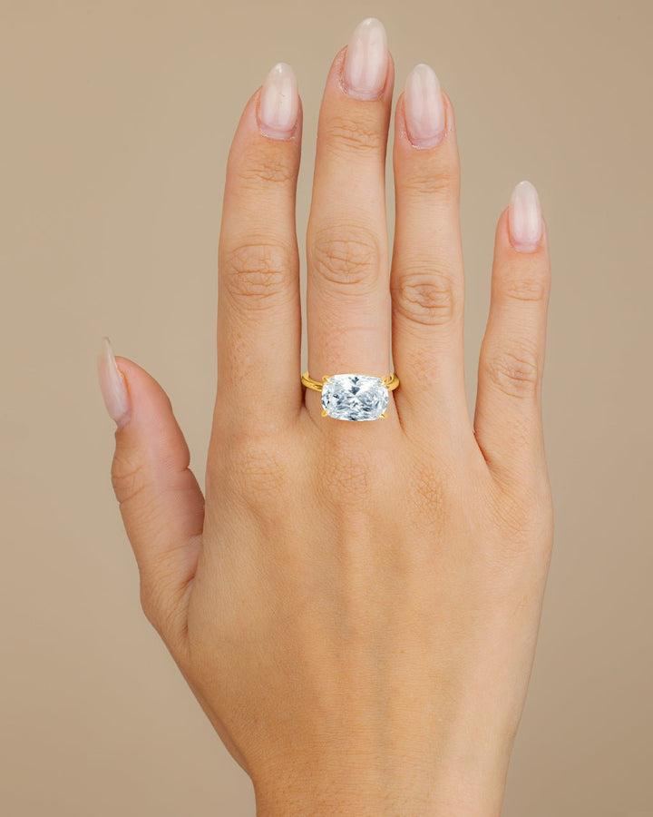 Cushion East-West Ring