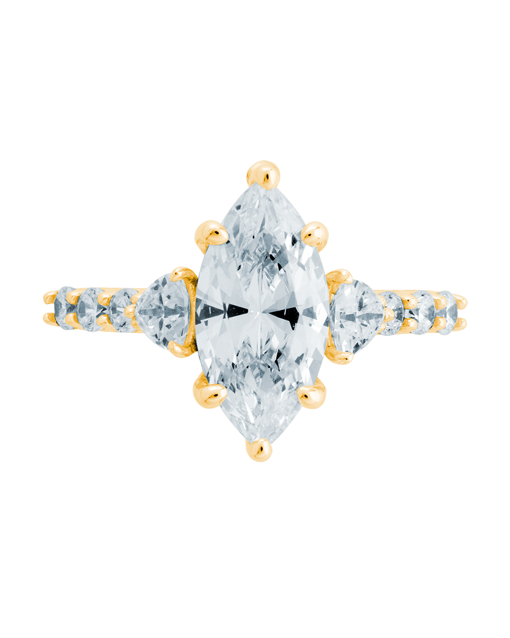 Marquise & Trillion Ring